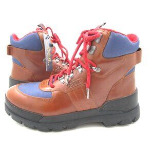 New Men Polo Ralph Lauren Oslo Tactical Leather Boot Shoe Sz 10.5D (NS4)